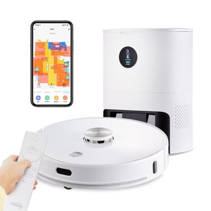 리하스 무선 물걸레 로봇청소기 LH90 클린스테이션 LG배터리 앱연동 리모컨